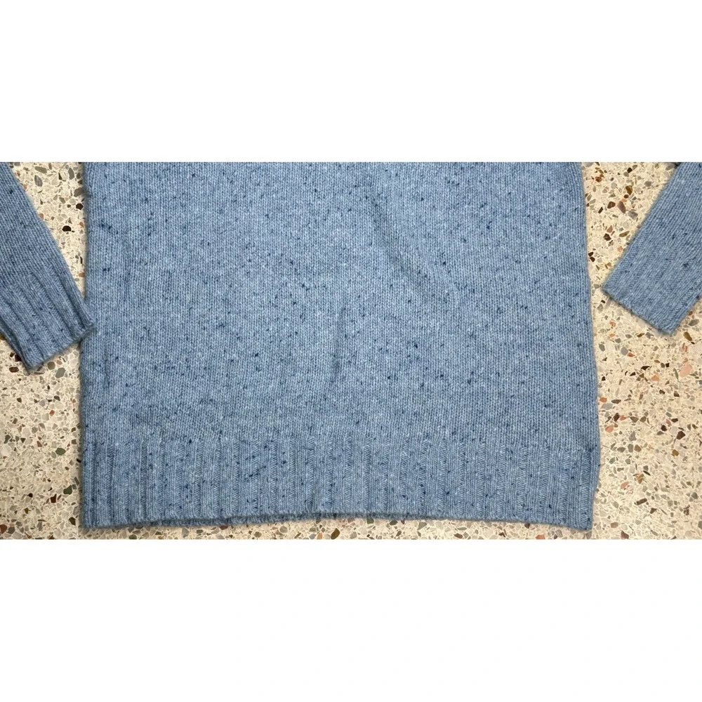 J.Crew Men's Blue High Neck Long Sleeve‎ Blue Sweater Size Small
